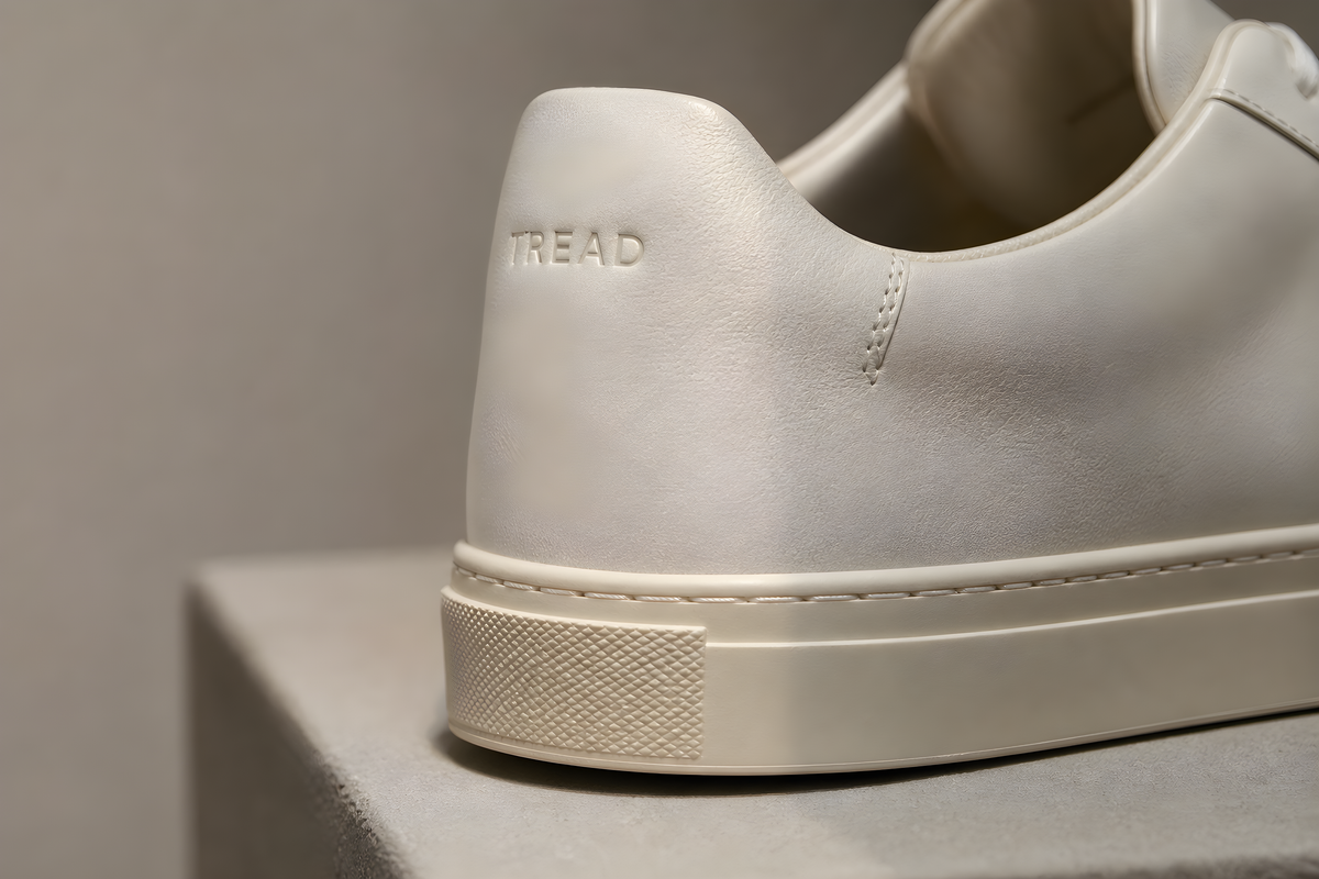 TREAD the heel tab macro in hard side light